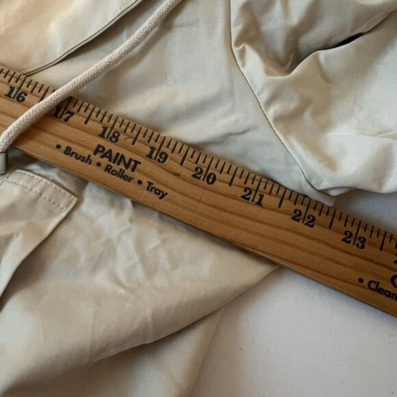 Jou Jou For Versona Women’s Hooded Jacket Cream Lightweight Windbreaker Parka XL - Picture 5 of 11